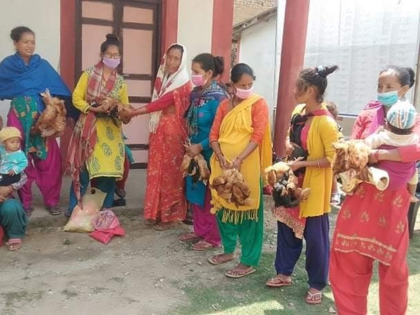 पोषणका लागि चल्ला वितरण